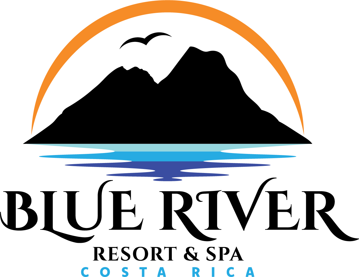 blue river resort and spa logo